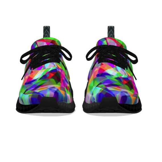 Fragmented Neon - Black Soles